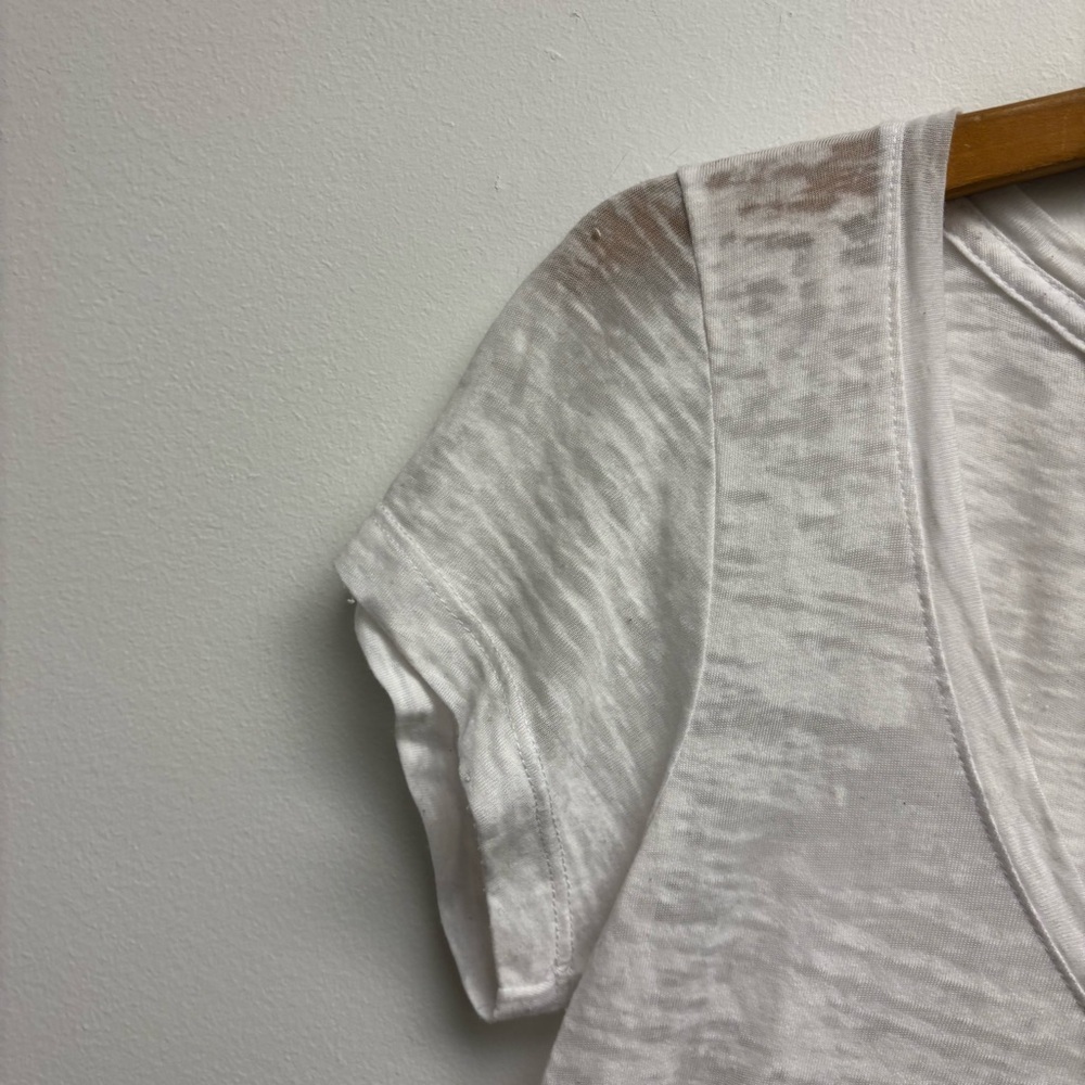Nation LTD White Burnout Tee Shirt - Picture 2 of 8
